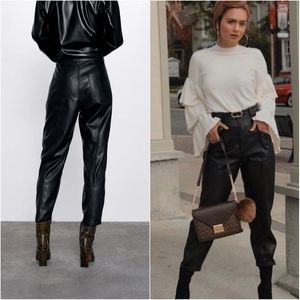NEW WT Zara Corsy Pants Black
